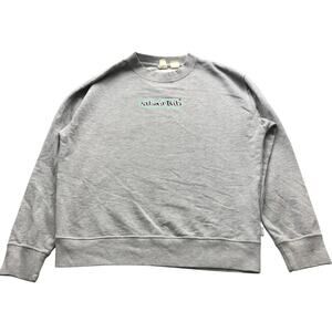 Levis Silver Tab Sweatshirt Mens Small Long Sleeve Crew Neck Graphic Logo Gray